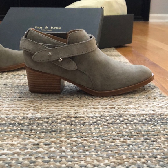 Rag & Bone Harley BOOT Suede ankle bootie US5 - Picture 2 of 8